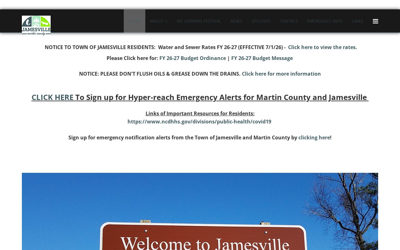 Jamesville official town source for local records routing